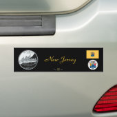NIEUW JERSEY BUMPERSTICKER (Op auto)