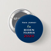 NIEUW JERSEY voor Button Ronde BIDEN HARRIS 2020 (Voorkant /achterkant)