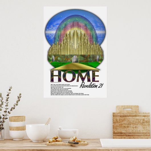 nieuw Jerusalem2p Poster (Keuken)