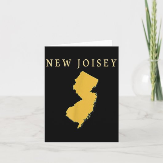 Nieuw Joisey Grappig  Kaart (Voorkant)