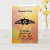 Nieuw Jubileum Oranje met vlinder Kaart (Gele Bloem)