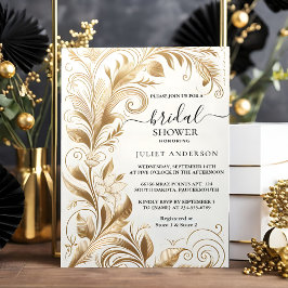 Nieuw kant Floral Gold Foil reliëf Vrijgezellenfee Kaart