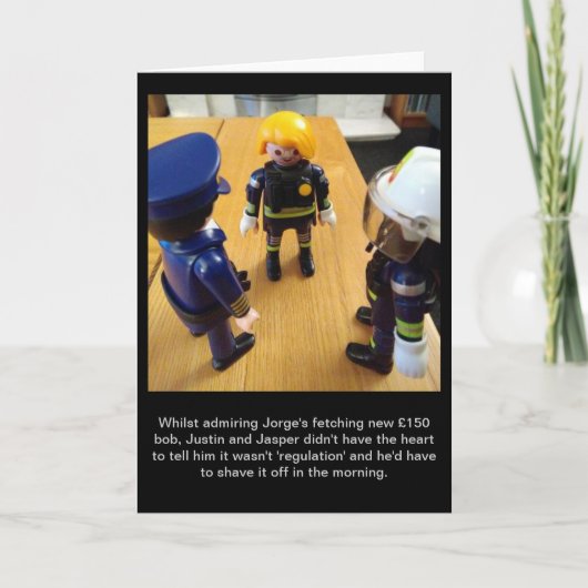 Nieuw kapsel kaart (Voorkant)