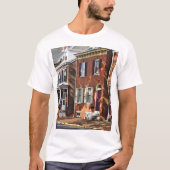 Nieuw Kasteel DE - Rij van Herenhuizen T-shirt (Voorkant)