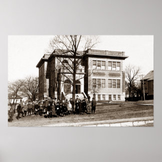 Nieuw kasteel, Indiana Holland elementaire school Poster
