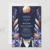 Nieuw Kasteel Luxe Fuchsia Kroon Koninklijk Blauw Kaart (Voorkant)