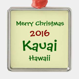 NIEUW KAUAI HAWAII CHRISTMAS HOLIDAY ORNAMENT 2016