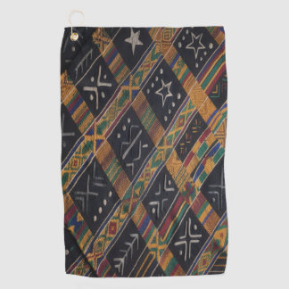 (NIEUW) Kente strip-weven modderdoek  Golfhanddoek