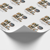 Nieuw kerstdapperse moderne 4 foto's simpele feest cadeaupapier (Hoek)