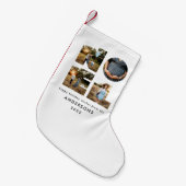 Nieuw kerstdapperse moderne 4 foto's simpele feest kleine kerstsok (Voorkant (Hangend))