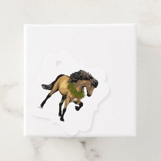 Nieuw kerstfeest bedankjes labels (In situ)