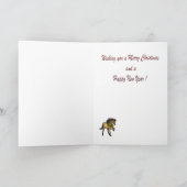 Nieuw Kerstfeest Kaart (Binnen)