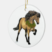 Nieuw kerstfeest keramisch ornament (Links)