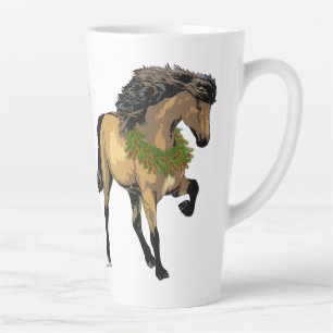 Nieuw kerstfeest latte mok