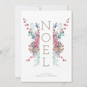 Nieuw kerstfoto van Noel Persoonlijke Winter Kaart (Voorkant)