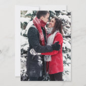 Nieuw kerstfoto van Noel Persoonlijke Winter Kaart (Achterkant)