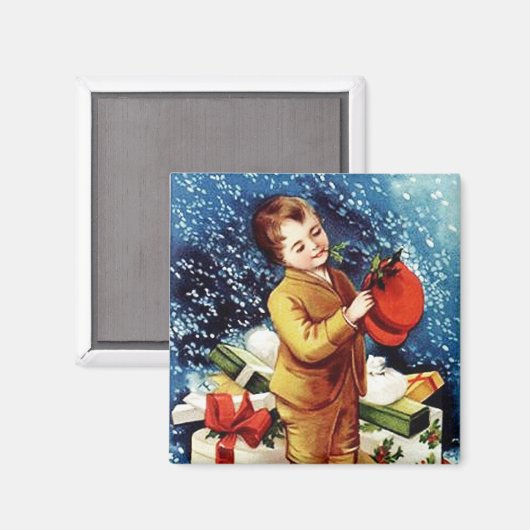 Nieuw kerstPet  Magnet (Voorkant / Achterkant)