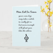 Nieuw Kind in de stad Een volledig herstelgedicht Kaart (Gele Bloem)