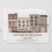 Nieuw Kind op het Block City Bldg Boy Baby shower Kaart (Voorkant)