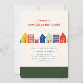 Nieuw Kind op het blok kleurrijke buurt Kaart (Voorkant)