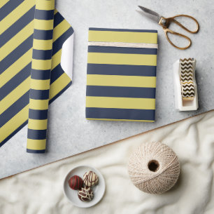 Nieuw klassiek nautisch patroon inpakpapier rol