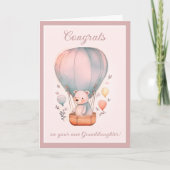 Nieuw kleinkind gefeliciteerd kaart (Voorkant)