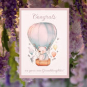 Nieuw kleinkind gefeliciteerd kaart