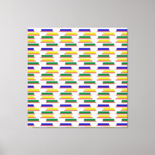 nieuw kleurrijk vierkant en rechthoek canvas afdruk (Voorkant)