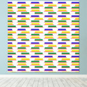 nieuw kleurrijk vierkant en rechthoek canvas afdruk (Insitu (Houten vloer))