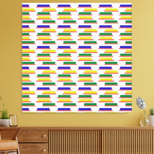 nieuw kleurrijk vierkant en rechthoek canvas afdruk (Insitu (Woonkamer))