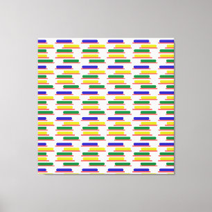 nieuw kleurrijk vierkant en rechthoek canvas afdruk