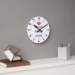 NIEUW! Klok - 8" Ronde Acryl - Aangepast