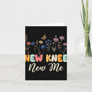 Nieuw Knie Nieuwe Ik Grappige Knieoperatie Herstel Kaart