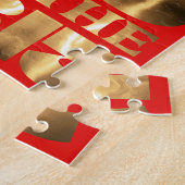 Nieuw konijnenjaar 2023 op het Chinese Lantaarnfes Legpuzzel (Zijkant)