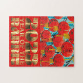 Nieuw konijnenjaar 2023 op het Chinese Lantaarnfes Legpuzzel (Horizontaal)