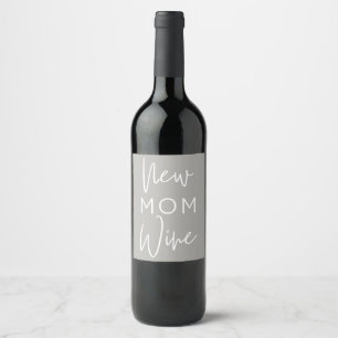 Nieuw label voor moederwijn wijn etiket