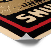 Nieuw label voor veilig afstemmen motorfiets poster (Hoek)