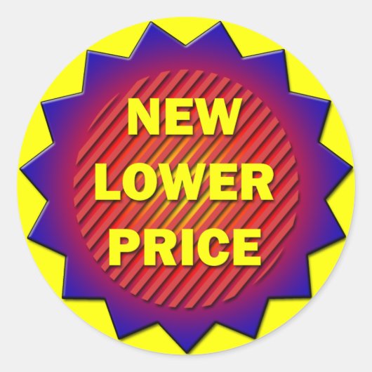 NIEUW LAGERE PRIJS LABEL (Voorkant)