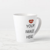 NIEUW! Latte Mok - Kleine 12oz - Custom (Rechterhoek)