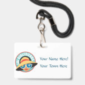 Nieuw! LBIG-badge en lint Badge (Voorzijde met lanyard)