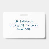 Nieuw! LBIG-badge en lint Badge (Achterkant)