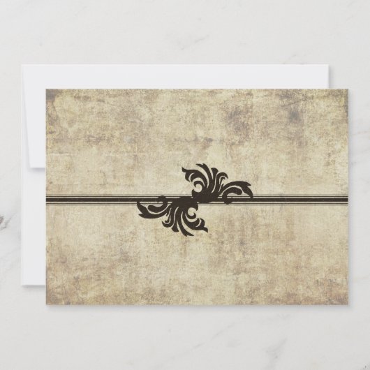 nieuw leven bruiloft uitnodiging in wijn (Achterkant)