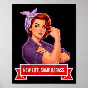 Nieuw Leven Dezelfde Krachtpatserij Vrouwenemancip Poster