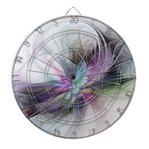 Nieuw leven, kleurrijke Abstracte fractal Art Fant Dartbord