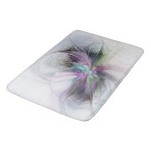 Nieuw leven, kleurrijke Abstracte fractale kunst F Badmat (Gekanteld)