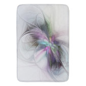 Nieuw leven, kleurrijke Abstracte fractale kunst F Badmat (Voorkant Verticaal)