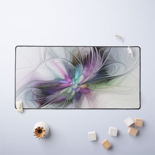 Nieuw leven, kleurrijke Abstracte fractale kunst F Bureaumat (Kindertafel)