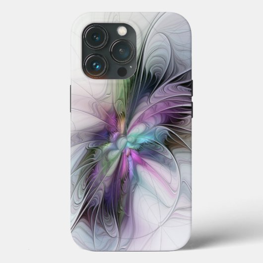 Nieuw leven, kleurrijke Abstracte fractale kunst F Case-Mate iPhone Case (Achterkant)