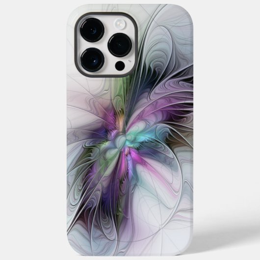 Nieuw leven, kleurrijke Abstracte fractale kunst F Case-Mate iPhone Case (Achterkant)