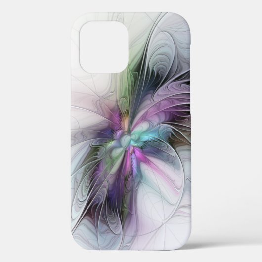 Nieuw leven, kleurrijke Abstracte fractale kunst F Case-Mate iPhone Case (Achterkant)